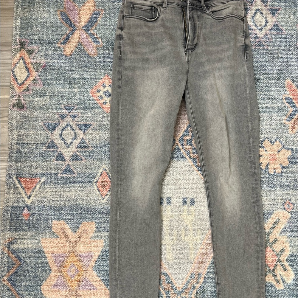 LOFT Gray Skinny Jeans with Modern Fit